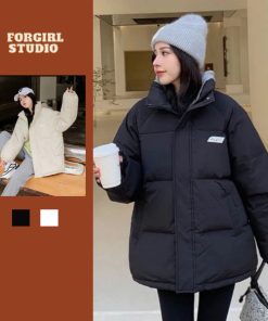 Áo khoác phao FORGIRL  nam nữ đại hàn HÀNG CHUẨN LOẠI 1 Có Dây Rút FORGIRL STUDIO T086-thoitrangcenter