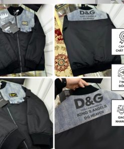 Áo Khoác Nam Đôn Chề Phối Bò Hót Hít - Áo Khoác Nam Phối Bò In Chữ Siêu Đẹp-thoitrangcenter