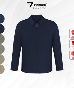 Áo Khoác Nam Công Sở Vĩnh Tiến 2 Lớp Cao Cấp Dáng Suông Vải Microfiber Mềm Mịn 990 - Nhiều Màu-thoitrangcenter