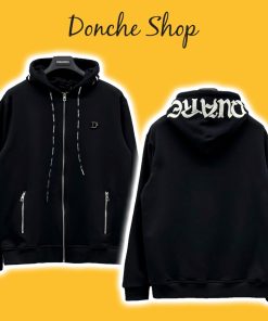 Áo Khoác Hoodie DSQ2 Ngực Đính Tag Mũ Thêu Chữ Siêu Đẹp - Áo Khoác Nam Nữ D2 Chất Nỉ Dày Dặn 999082-thoitrangcenter