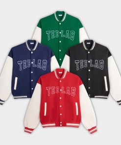 Áo khoác Varsity Teelab Academy Colorific Vải Dạ Cao Cấp Logo Thêu Unisex Oversize Local Brand AK114-thoitrangcenter