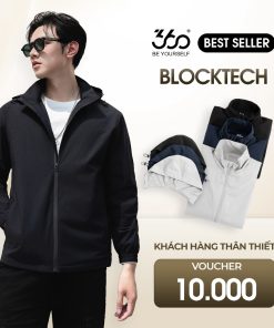 [TẶNG VOUCHER 50K] Áo khoác gió nam khóa kéo mượt mà