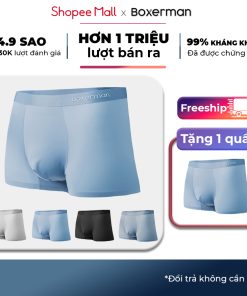 Combo 5 quần lót nam PROFIT Trunk mềm mại co dãn cao cấp BOXERMAN-thoitrangcenter