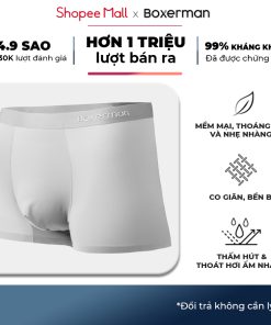 Quần sịp boxer nam PROFIT trunk polyester cao cấp BOXERMAN-thoitrangcenter