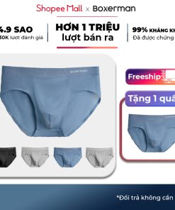 Combo 5 quần sịp tam giác SLIP cao cấp BOXERMAN-thoitrangcenter