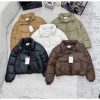 Áo phao béo nữ dáng croptop