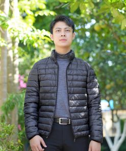 Áo Khoác Nam Mùa Đông Trần Bông Giữ Ấm Cơ Thể Chống Nước Nhẹ