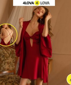 Váy Ngủ 2 Dây Đan Lưng