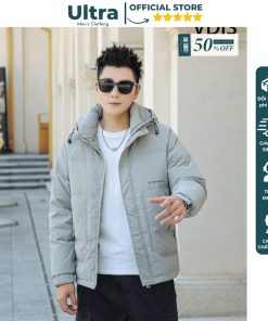 Áo phao nam lông vũ cao cấp dày dặn