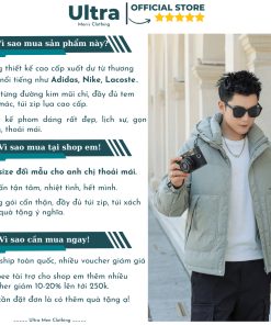 hàng hiệu 2 lớp dày dặn siêu ấm phom đẹp Ultra UD4-8701 bản new 2024-thoitrangcenter