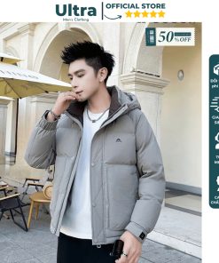 Áo khoác phao nam lông vũ cao cấp siêu ấm