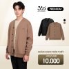 Áo cardigan nam vải Interlock mềm mịn 360 Boutique áo khoác nỉ cardigan thu đông ấm áp - CARTK501-thoitrangcenter