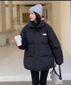 ÁO KHOÁC PHAO NAM NỮ ĐẠI HÀN - LOGO CN HÀNG CHUẨN LOẠI 1 Có Dây Rút-thoitrangcenter