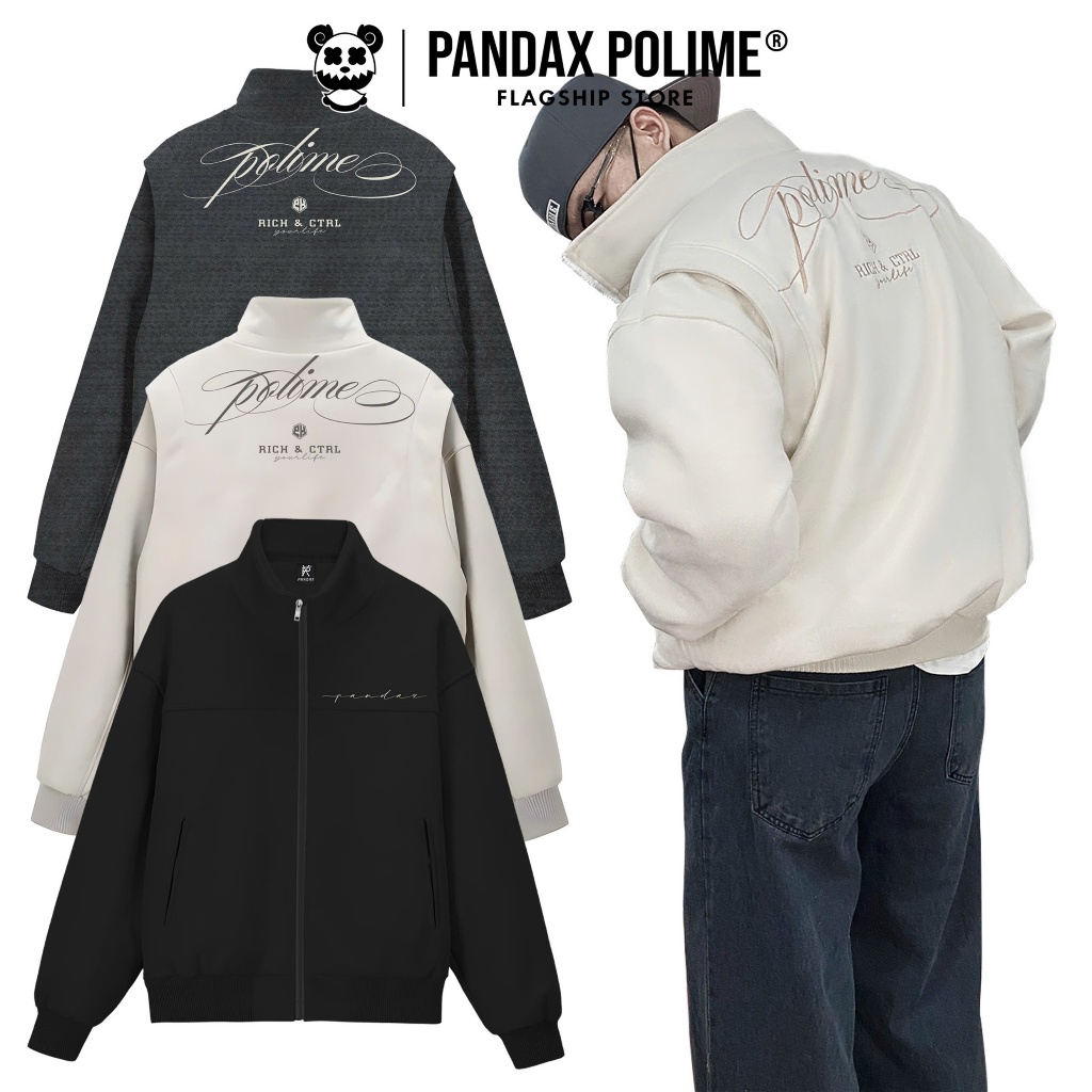 Varsity bomber jacket nam nữ áo khoác dạ local brand form rộng bóng chày cặp đôi unisex oversize dày dặn Pandax Polime-thoitrangcenter