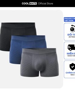 Combo 3 Quần Lót Nam Trunk Dệt Seamless thoáng khí nhanh khô Coolmate - Không đổi trả-thoitrangcenter