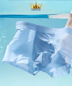 Combo 4 Quần Sịp Boxer Lụa Băng Cao Cấp Không Đường May NTA Underwear (Che tên sản phẩm)-thoitrangcenter