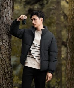 Áo Khoác Phao Nam Cổ Cao TORANO Chần Bông Cao Cấp