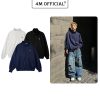 Áo khoác Sweater 4M OFFICIAL form boxy chất nỉ 2 da