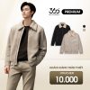 Áo khoác nam da lộn cổ lông 360 Boutique áo da lộn cao cấp ấm áp mùa thu đông - ADLTK503-thoitrangcenter