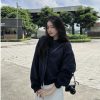Áo Khoác Nỉ Cardigan Nữ Basic Cài Cúc Mùa Thu Đông Vải 2 Da Cao Cấp Không Xù 2024 MA462-thoitrangcenter