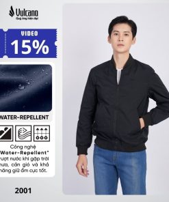 Áo khoác bomber nam Vulcano chất vải gió chống nước mã 2001