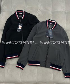 (HÀNG XUẤT XỊN) Áo khoác Nam Bomber chông thấm phối viền sọc-thoitrangcenter