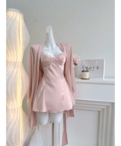 Váy ngủ sexy lụa cao cấp Đầm mặc nhà gợi cảm quyến rũ SP045-thoitrangcenter