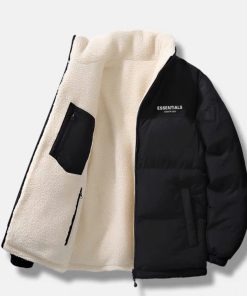 Áo khoác unisex lót lông cừu ESSENTIALS ⚡  ̀     ̂́  ⚡ Nam nữ đều mặc được