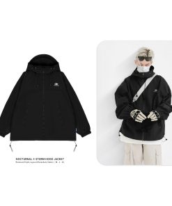 Áo Khoác Dù 3 Lớp NOCTURNAL Storm Hood Jacket Local Brand Nam Nữ Unisex Siêu Dày Thể Thao Phượt-thoitrangcenter