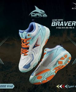 [TẶNG TÚI & TẤT ]Giày bóng chuyền cao cấp Beyono Orca Chính Hãng Unisex Đế Phylon Cao Su chống mòn-thoitrangcenter