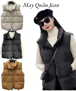 Áo Phao Ghile nữ có dây rút sườn