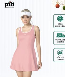 Váy Thể Thao Pili PDRE024WW24 Form Xoè Tôn Dáng Chất Liệu Thoáng Mát
