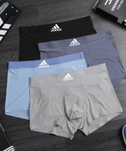 Combo 4 Quần Sịp Đùi Nam BOXER Thông Hơi Chất Liệu Lụa Băng Mềm Mịn Mát Mướt (Das)-thoitrangcenter