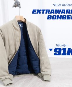 Áo Khoác Gió Nam URBAN Cổ Bomber