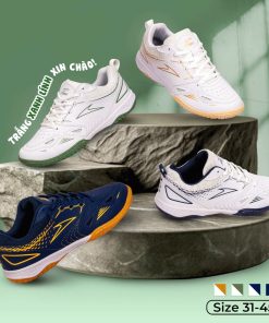 [Mua 1 Tặng 2] Giày Cầu Lông Bóng chuyền Bóng bàn Mira Lighter Chính Hãng Đế 2 Lớp Cao Su Giả Da-thoitrangcenter