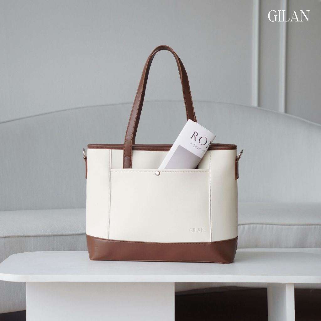 Túi tote nữ GILAN Coco Bag (3 màu) - túi da size lớn có thể đựng Laptop