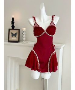 V06.Giỏ hàng mới.Váy ngủ lụa có mút