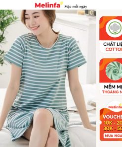 Váy đầm ngủ nữ ngắn tay