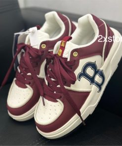 Giầy MLB liner đỏ đô chất đẹp Fullbox-thoitrangcenter