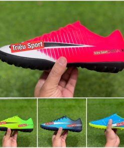 giày đá bóng me vic 6 tf ( khâu đế + tặng túi rút + tất + hộp )-thoitrangcenter