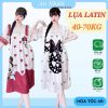 Đầm váy ngủ tiểu thư cổ vuông lụa xước cao cấp phối ren mềm in 5D sắc nét sang chảnh dễ thương-thoitrangcenter