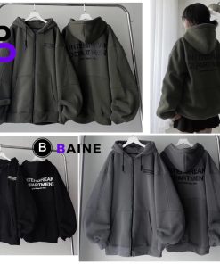 Áo Khoác INTER BREAK In Nổi Chất Nỉ Bông Dày Dặn