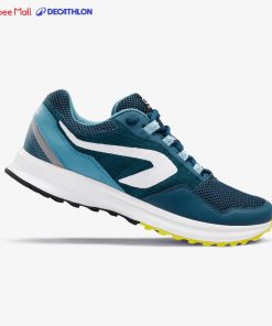 Giày thể thao cho nam DECATHLON kalenji run active màu xanh lá cây-thoitrangcenter