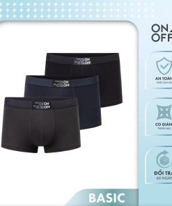 Combo 3 quần lót nam ONOFF cotton USA thoáng mát