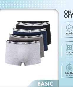 Combo 5 Quần lót nam cotton Mỹ ONOFF Baics mềm mại thấm hút an toàn cho làn da - 18UO23A035-thoitrangcenter